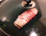 ニラとキムチの豚バラロールステーキ作り方3写真