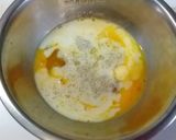 マヨ不使用。脂質ダウン明太チーズオムレツ作り方3写真
