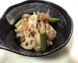 いんげんとれんこん和物☆作り方4写真