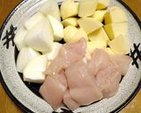 マサマンカレー（ココナッツ味のカレー）作り方1写真