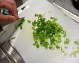 ラム肉で！キムチチャーハン作り方1写真