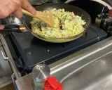 ラム肉で！キムチチャーハン作り方10写真