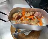 ソロキャン メスティン塩やきとり炊込ご飯作り方5写真