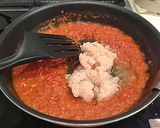 蟹缶de本格*蟹のトマトクリームパスタ作り方14写真
