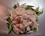 ヘルシー！蒸し鶏ときゅうりのピリ辛和え！作り方6写真
