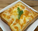 朝ごはんに☆おいしいハムチーズトースト作り方2写真