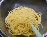 簡単！しらすトマトパスタ作り方4写真