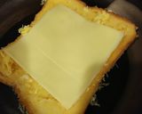 卵チーズキムチトースト作り方4写真