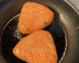 〆に★カリカリチーズのキムチ焼きおにぎり作り方3写真