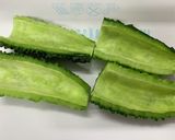厚切ベーコンで☆絶品ゴーヤチャンプルー作り方1写真