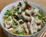 ごま油香る♡豚ネギ塩そうめん作り方3写真