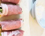 豚肉春野菜巻きカツ作り方4写真