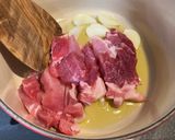 豚バラ肉と春キャベツのエチュベ作り方3写真