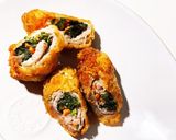 豚肉春野菜巻きカツ作り方6写真