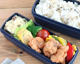 ツナマヨとねぎの出汁巻き卵焼き☆お弁当に作り方4写真