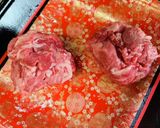 牛切り落とし肉のハンバーグ作り方2写真