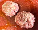 牛切り落とし肉のハンバーグ作り方3写真