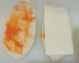 笹かまぼこの明太子バター海苔チーズ焼き作り方3写真