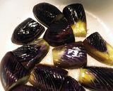 なすと花にらの焼き浸し作り方3写真
