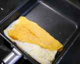 たたみエッグ!オーバーイージーエッグ作り方5写真