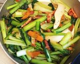 栄養満点小松菜のベーコン炒め作り方4写真
