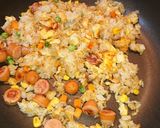 超簡単！本格レタスチャーハン！！作り方5写真