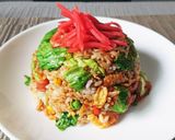 超簡単！本格レタスチャーハン！！作り方8写真