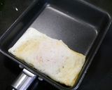 簡単！ワンパントースト☆チーズと半熟卵作り方1写真