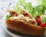 低脂肪！阿部の笹かまぼこ香草焼きサンド作り方9写真