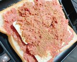 山椒かおるコーンビーフのホットサンド♡作り方4写真