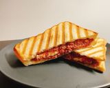 山椒かおるコーンビーフのホットサンド♡作り方6写真