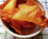 キムチとチーズの揚げワンタン♪作り方5写真