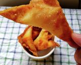 キムチとチーズの揚げワンタン♪作り方7写真