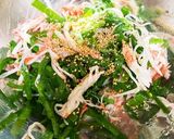 ニラカニカマのごま油和え作り方5写真