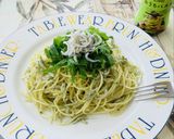 スパドレde☆バジルとしらすスパゲッティ作り方4写真