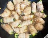 きゅうりと新玉の豚バラ肉巻き作り方5写真
