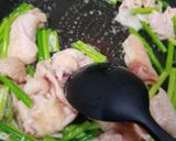 にんにくの芽と鶏皮作り方4写真