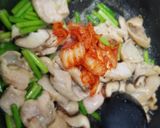 にんにくの芽と鶏皮作り方6写真
