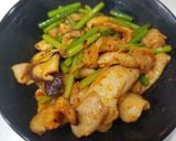 にんにくの芽と鶏皮作り方8写真