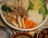温かお鍋☆揚げ団子と中華風タレで♪作り方6写真
