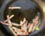 生クリームを使わないカルボナーラ作り方1写真