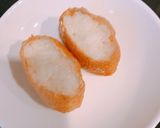 もちもち、栗ののったおはぎ風いなり寿司作り方3写真