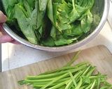 ほうれん草のソテー作り方1写真