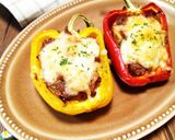 キムチ入りパプリカの肉詰めオーブン焼き作り方7写真
