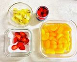ヘルシーお豆腐白玉の♡フルーツポンチ♡作り方14写真