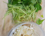三つ葉とエノキのお浸し☆湯通し野菜だしも作り方7写真