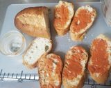 サバ缶&オリーブピザ風フランス☆作り方4写真