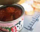 サバ缶&オリーブピザ風フランス☆作り方5写真