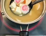 なるとと豆腐としめじとにんじんのお味噌汁作り方2写真