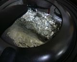 鮭と盛りたくさんキノコの味噌バター蒸し作り方6写真